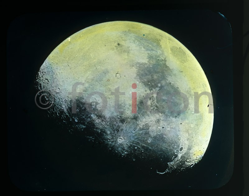 Abnehmender Mond --- Waning Moon - Foto foticon-simon-sternenwelt-267-021.jpg | foticon.de - Bilddatenbank für Motive aus Geschichte und Kultur